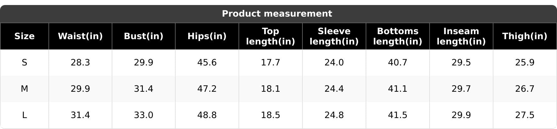Size & Fit Guide