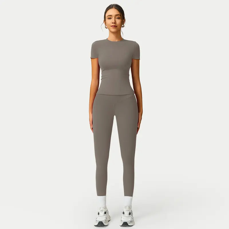 TIMEOFF Women's 2-Piece Sets Gym Workout Set