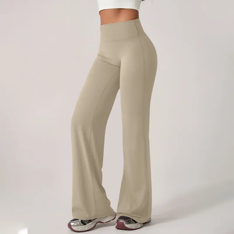 TimeOFF Women's Wide-Leg Pants – High-Waisted