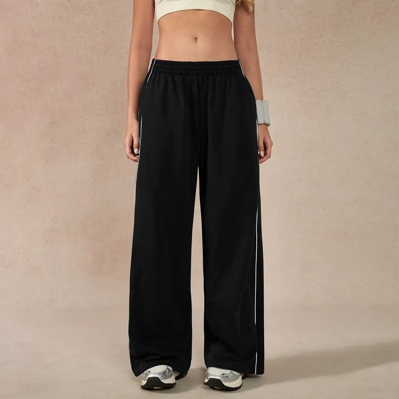 TIMEOFF Women's Baggy Wide-Leg Bottoms