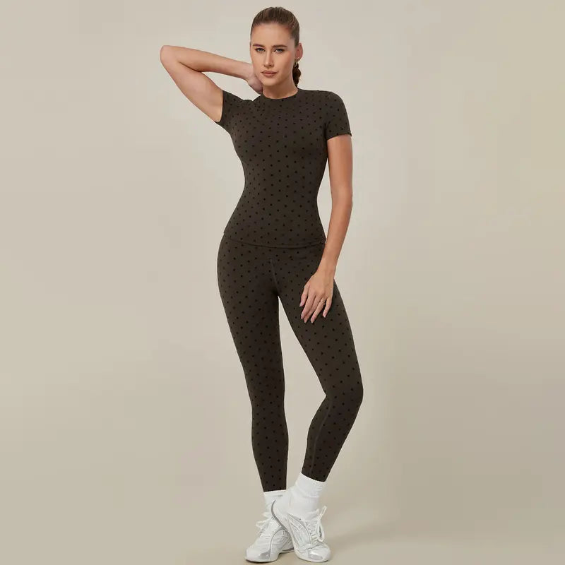 TIMEOFF Women's Polka Dot 2-Piece Set
