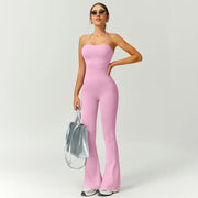 Women's Athleisure Halter Jumpsuit