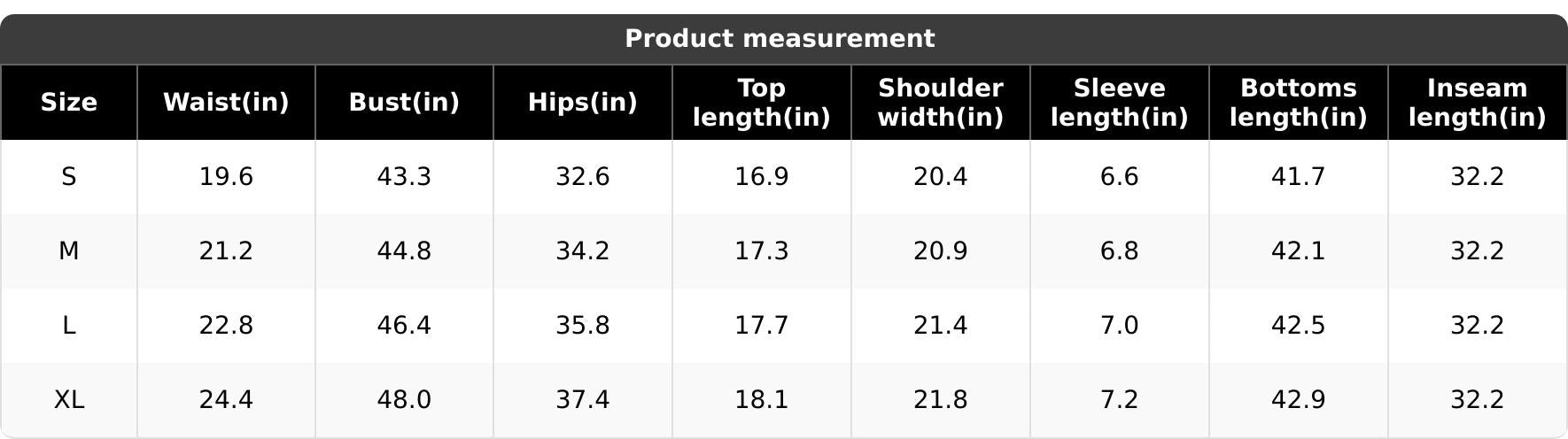 Size & Fit Guide