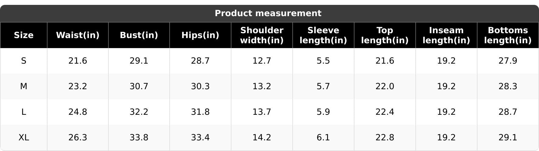 Size & Fit Guide