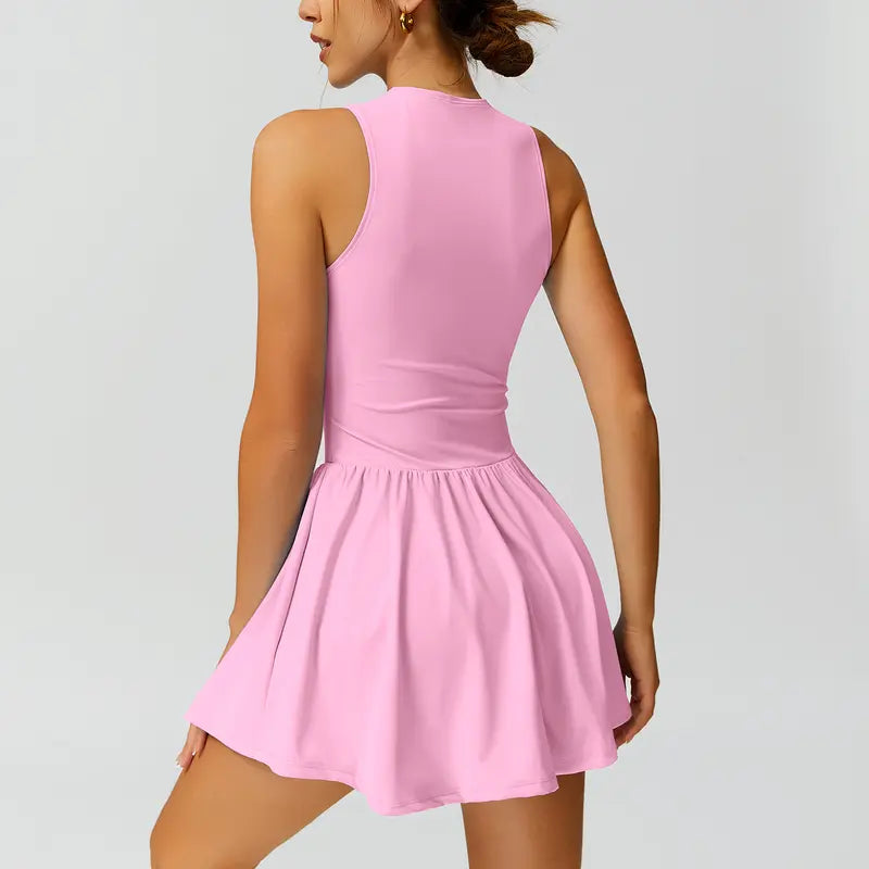 TIMEOFF Women's Sleeveless Sporty Dress