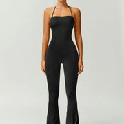Women's Athleisure Halter Jumpsuit