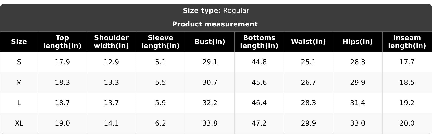 Size & Fit Guide