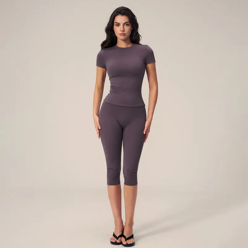 TIMEOFF Women's 2-Piece Yoga Activewear Set