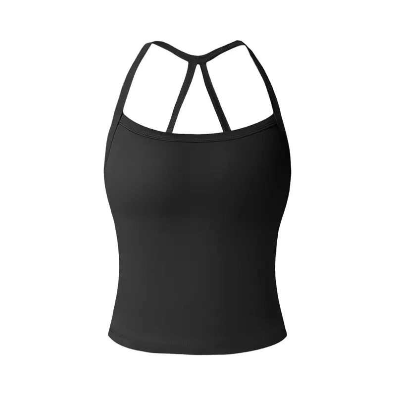TIMEOFF Women's Strappy Backless Crop Top