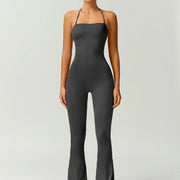 Women's Athleisure Halter Jumpsuit