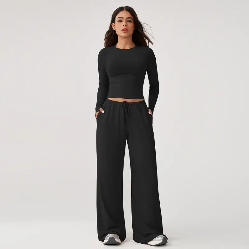 TIMEOFF Women's 2-Piece Stretchy Activewear Set