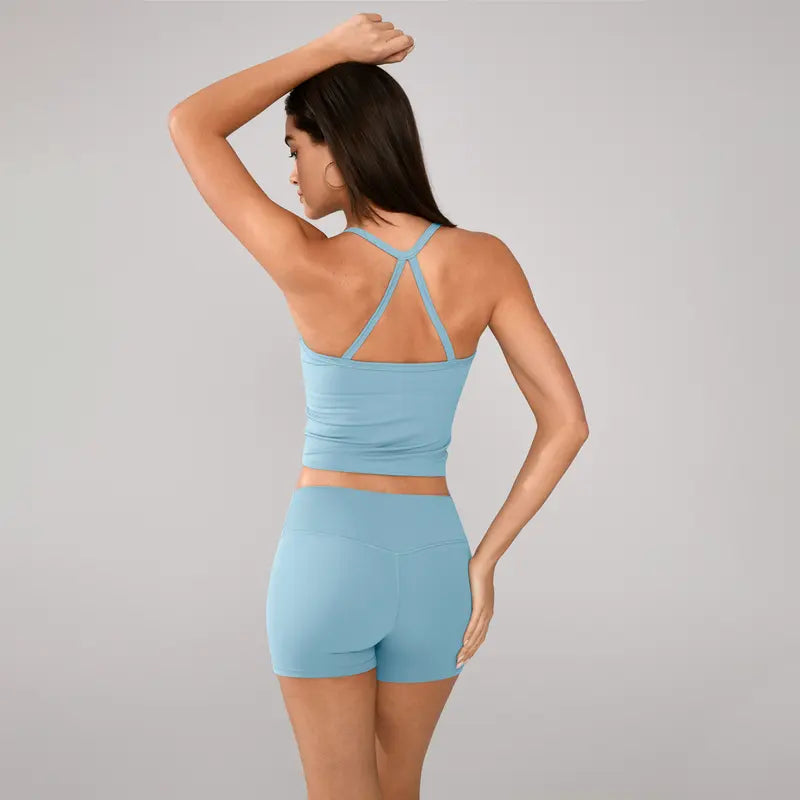 TIMEOFF Women's Strappy Backless Crop Top