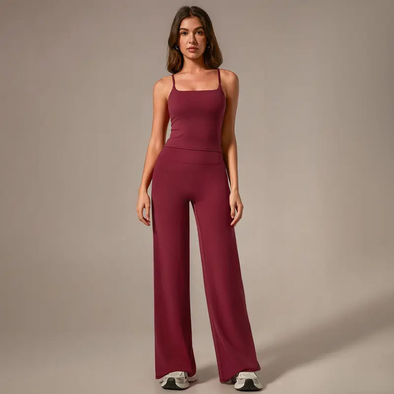 TIMEOFF Women's 2-Piece Athleisure Workout Set for Women