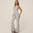 Women's 2-Piece V-Neck Yoga Outfits