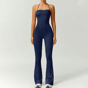 Women's Athleisure Halter Jumpsuit