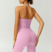 Women's Athleisure Halter Jumpsuit