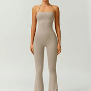 Women's Athleisure Halter Jumpsuit