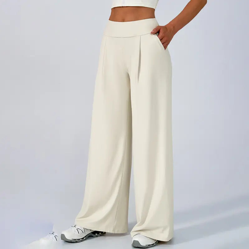 TIMEOFF Women's High Waist Wide Leg Pants