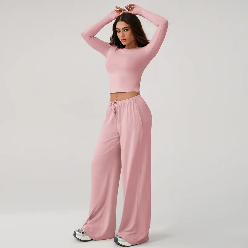 TIMEOFF Women's 2-Piece Stretchy Activewear Set