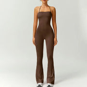 Women's Athleisure Halter Jumpsuit
