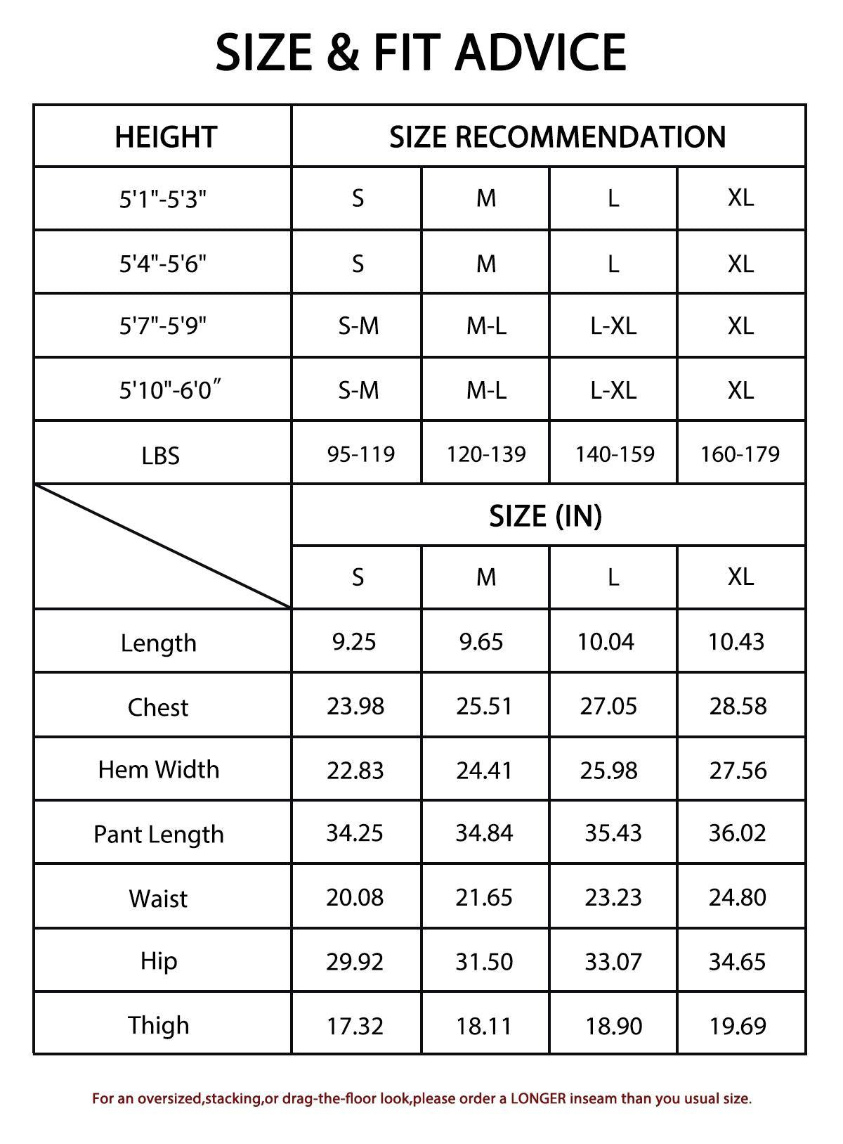 Size & Fit Guide