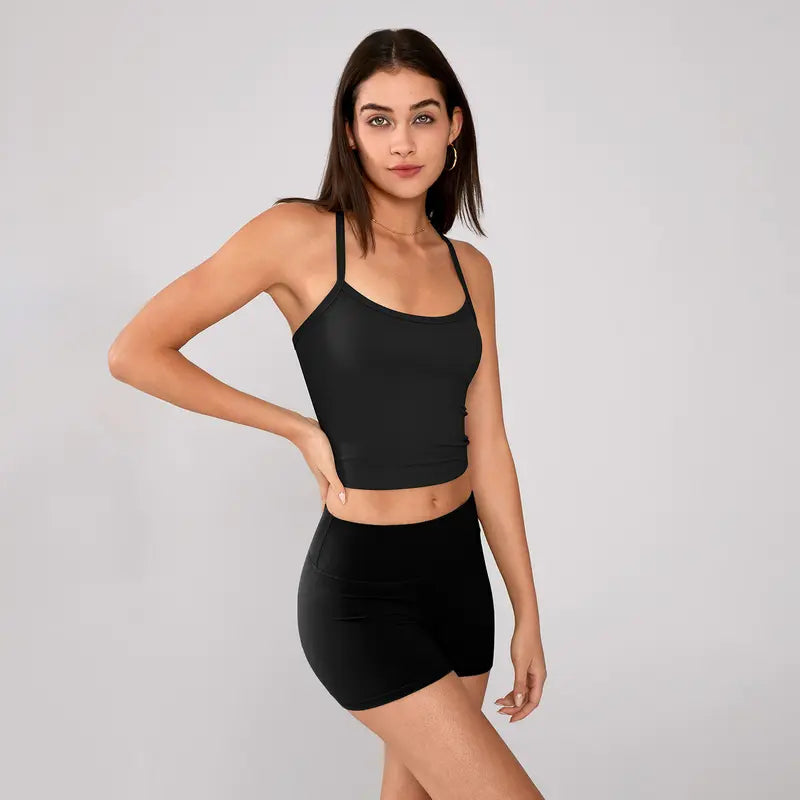 TIMEOFF Women's Strappy Backless Crop Top
