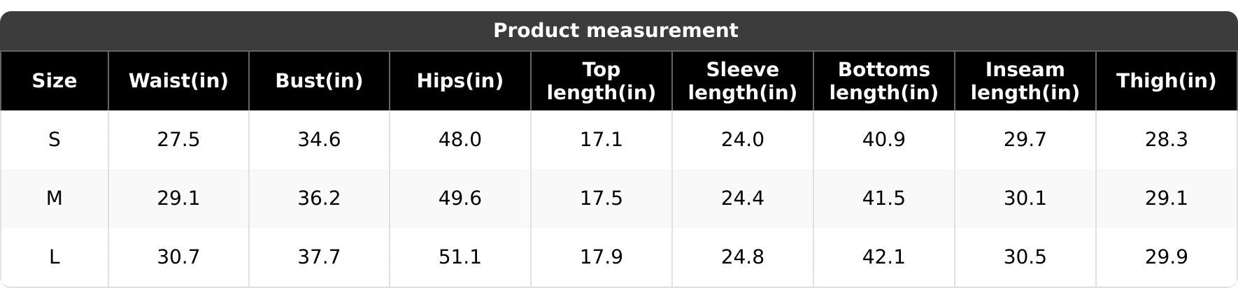 Size & Fit Guide