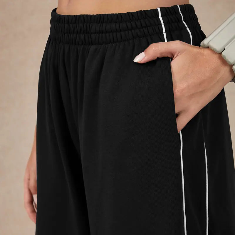 TIMEOFF Women's Baggy Wide-Leg Bottoms