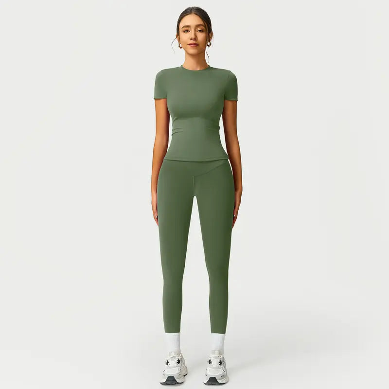 TIMEOFF Women's 2-Piece Sets Gym Workout Set